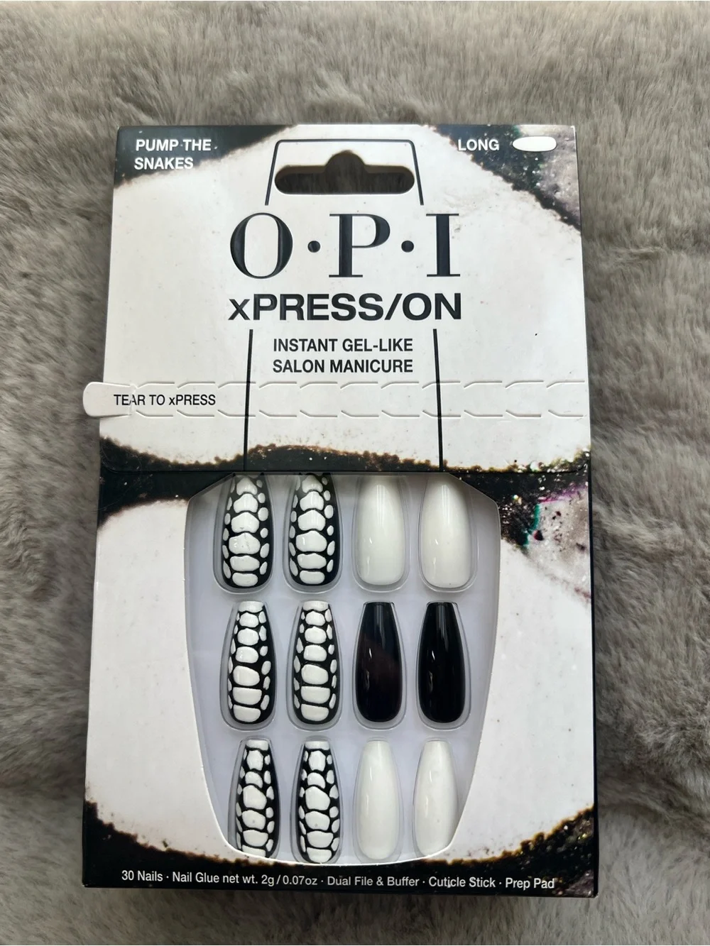 OPI xPRESS/ON Press-On Nails Bundle | Blue-Gie Pump the Snakes This Turtle Bytes